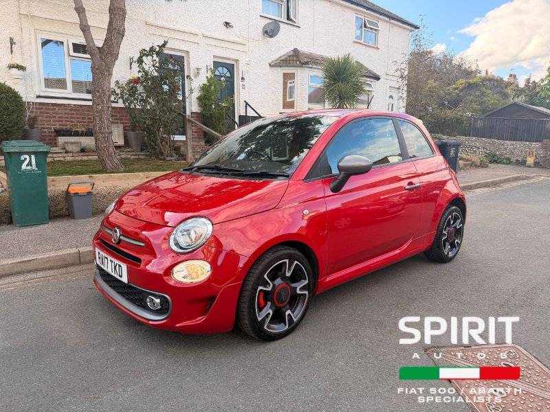 Red Fiat 500 0.9 TwinAir S Hatchback 3dr Petrol Manual Euro 6 s/s 105 ps